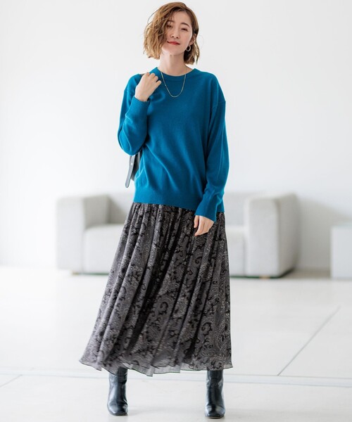 23区（ニジュウサンク） ニット セーター 「Oggi2月号掲載/洗える