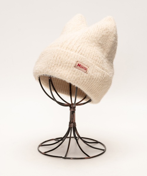 SVEC（シュベック） ニット帽 ニットキャップ 猫耳 シャギー ワッチ