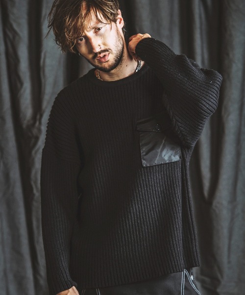 NO ID.（ノーアイディー） セーター ニット 「NO ID.」Command Sweater