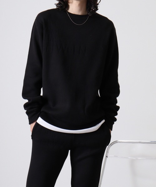 MMMM セーター ニット ジャガードロゴセットアップ メンズ レディース