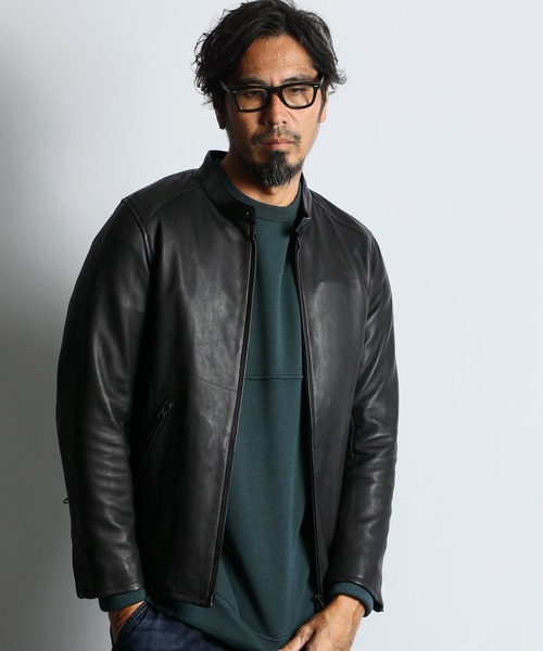 専用☆美品 希少サイズ COACH シープスキン シングルライダース XS The DUFFER of ST.GEORGE 革ジャン ライダース LEATHER SINGLE