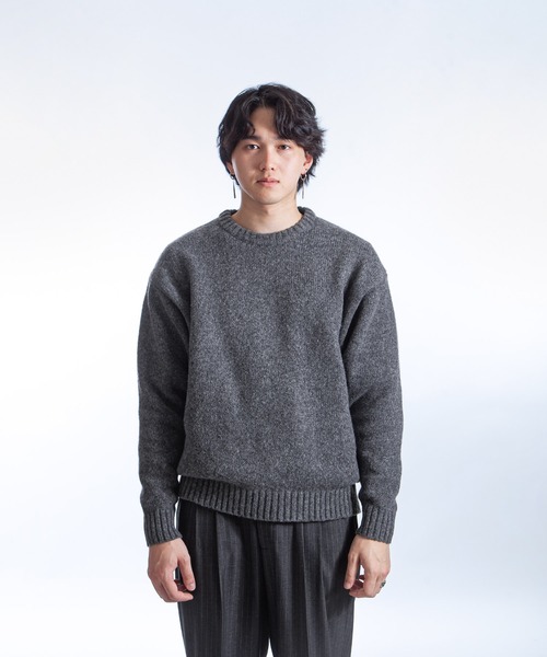 ZIP FIVE -White Line- セーター ニット 「White Line
