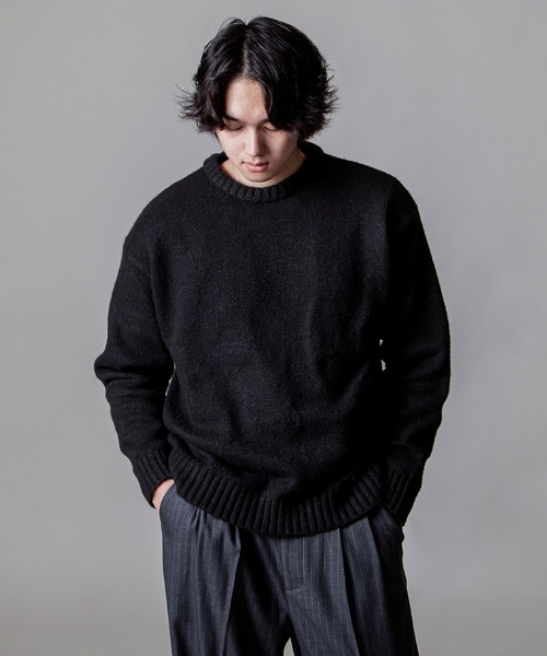 ZIP FIVE -White Line- セーター ニット 「White Line」 リラックス