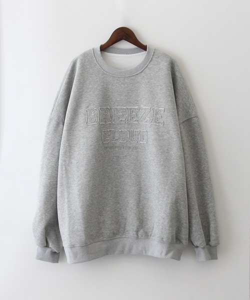 SpRay（スプレイ） トレーナー スウェット 貼付けロゴスウェット