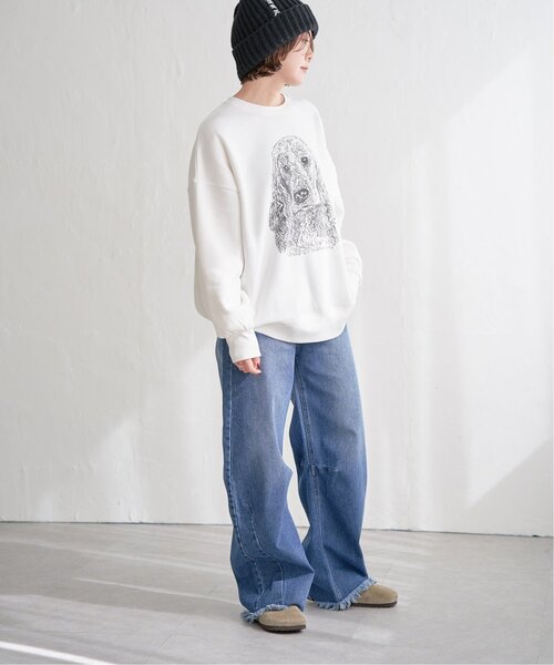 新品　lasud スコットクラブ　トレーナー　異素材　裏起毛 LASUDのスウェットの商品一覧｜ファッション通販のYAMADAYA STORE