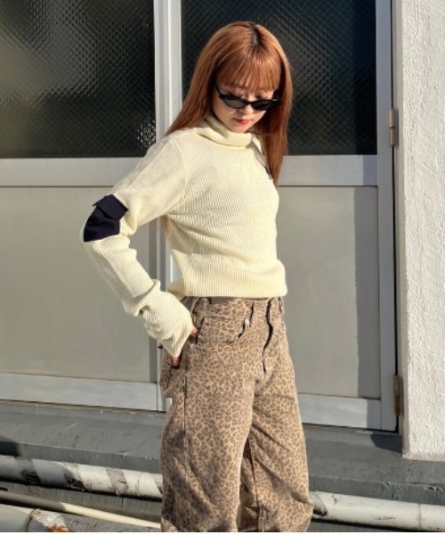 ベーシックタックパンツ HIGH NECK RIB KNIT TOPS CLANE（クラネ） 正規商品 ボトムス ベーシック タック パンツ BASIC