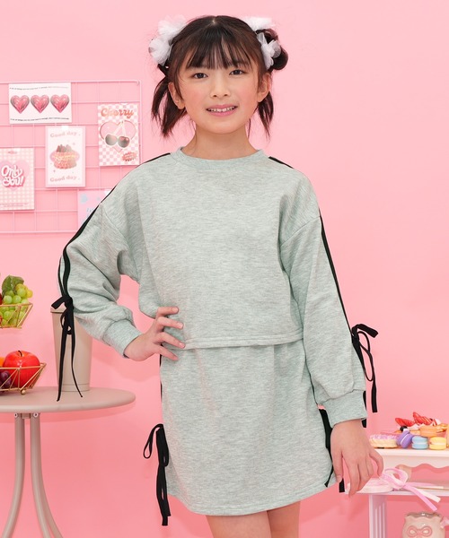 Bee des Bee セットアップ トレーナー＆スカート セットアップ キッズ 