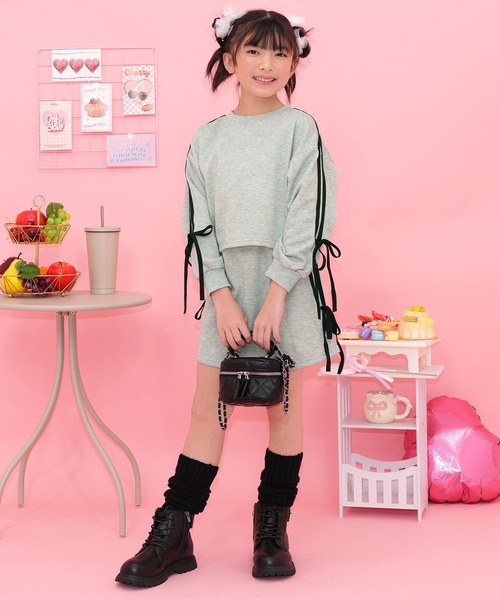 Bee des Bee セットアップ トレーナー＆スカート セットアップ キッズ 