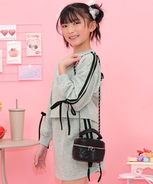 Bee des Bee セットアップ トレーナー＆スカート セットアップ キッズ