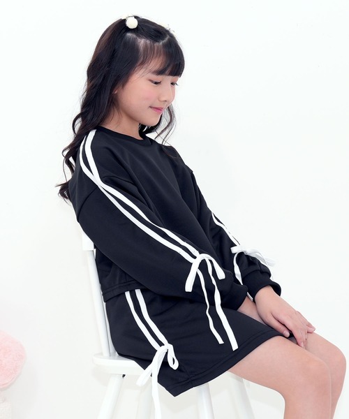 Bee des Bee セットアップ トレーナー＆スカート セットアップ キッズ 