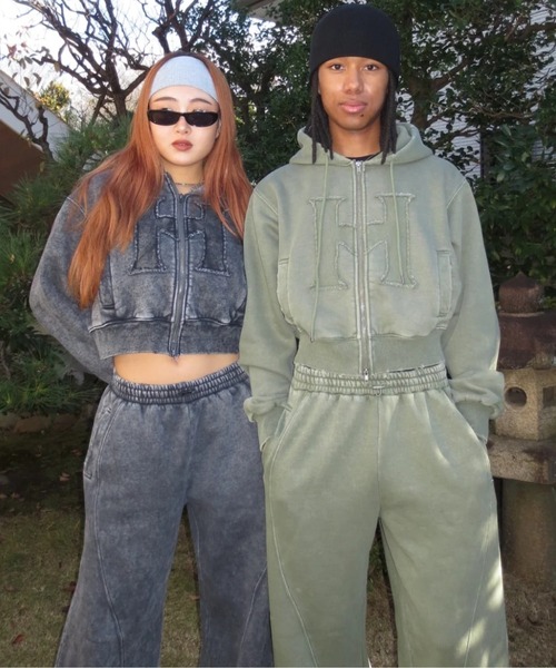 パーカー H Vintage logo zip hoodie レディース HTH パーカー H Vintage logo zip hoodie レディース : ZOZOTOWN