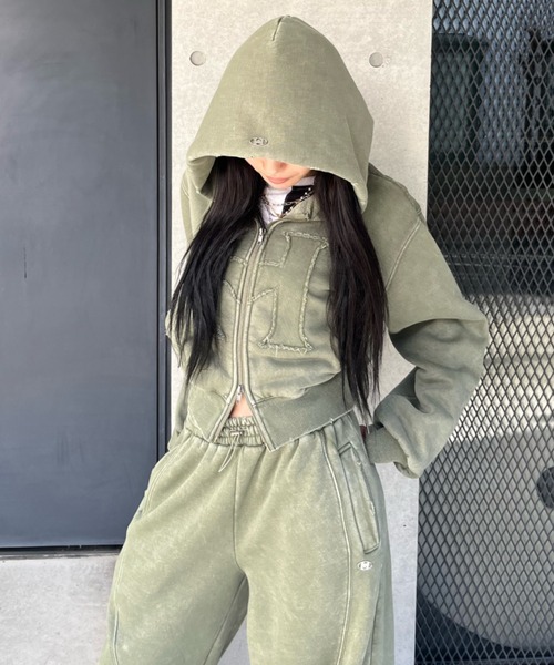 HTH パーカー H Vintage logo zip hoodie レディース : ZOZOTOWN