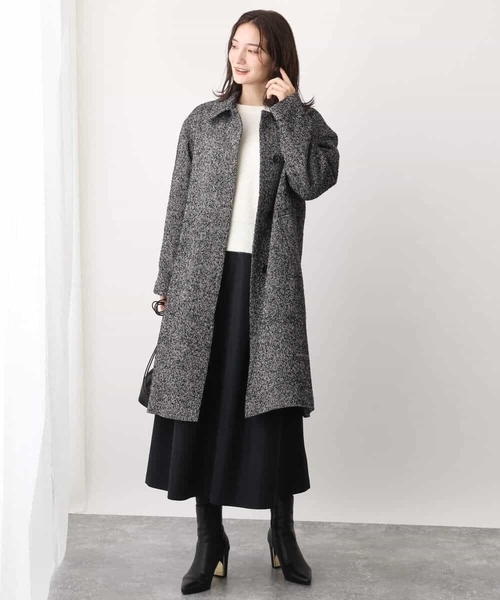 MK MICHEL KLEIN（エムケー ミッシェルクラン） ステンカラーコート 38