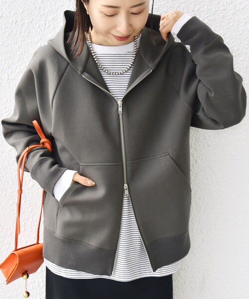 SHIPS（シップス） パーカー 「洗濯機可能」ダンボール フーディー