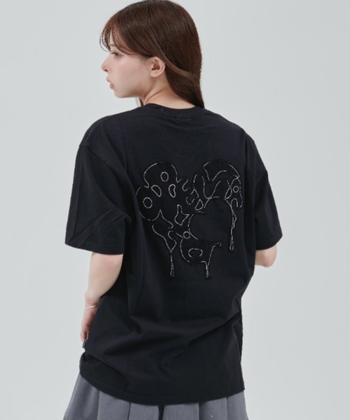 OY tシャツ 「OY/オーワイ」 EMBROIDERED HEART TEE/エンブ