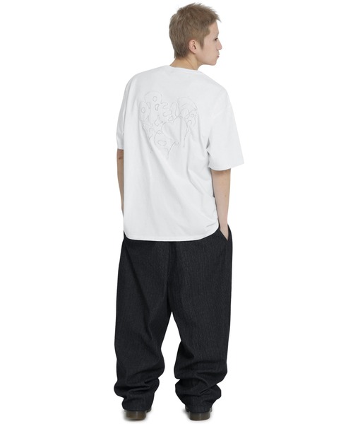 OY tシャツ 「OY/オーワイ」 EMBROIDERED HEART TEE/エンブ