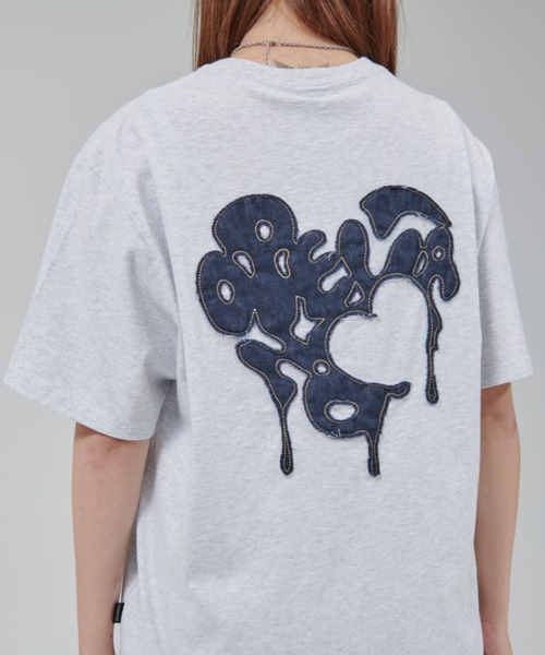 OY（オーワイ） tシャツ EMBROIDERED HEART TEE/エンブロイダーハート
