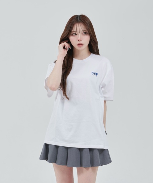 OY tシャツ 「OY/オーワイ」 EMBROIDERED HEART TEE/エンブ