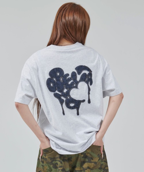 OY（オーワイ） tシャツ EMBROIDERED HEART TEE/エンブロイダーハート