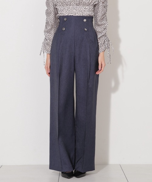 JILL STUART未使用パンツ JILL by STUART パンツ フロントZIPワイドパンツ レディース