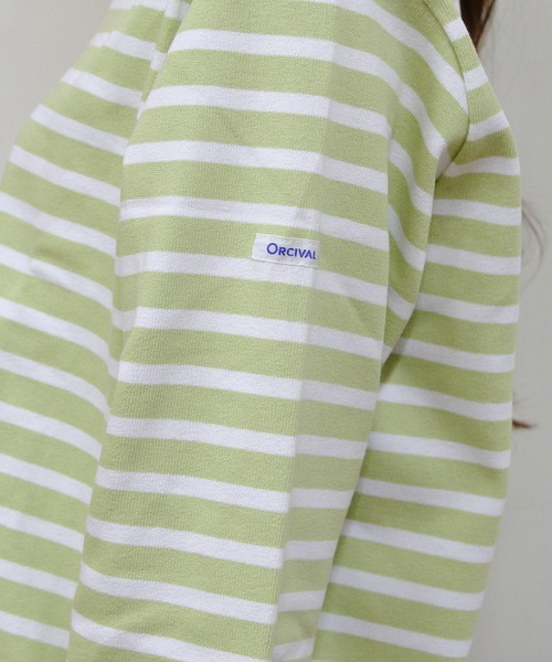 新品同様☆ ORCIVAL ストライプシアー 長袖Tシャツ 新品同様☆ ORCIVAL