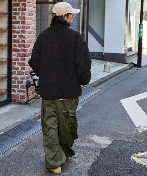 「PEN FIELD」 ジップアップブルゾン L ライトベージュ メンズ_画像8