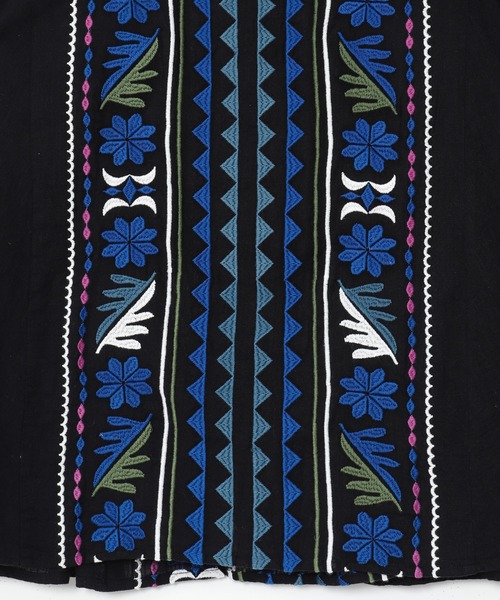 チャイハネ（CAYHANE） スカート 「チャイハネ」バフラ刺繍ロング