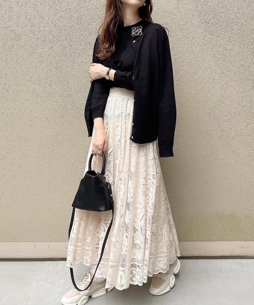 カーディガン 長袖ニットアンサンブル2点セット レディース : ZOZOTOWN