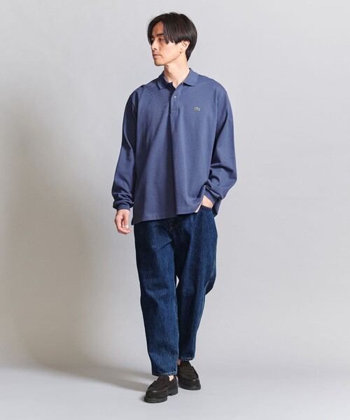 BEAUTY & YOUTH ダークブルー 長袖シャツ L ベロア BEAUTY & YOUTH ダークブルー 長袖シャツ L ベロア