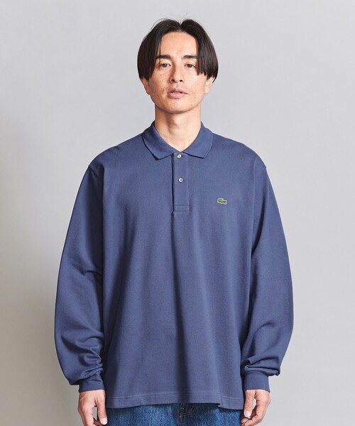 新品 未使用 ラコステ LACOSTE 比翼 ロングスリーブ ポロシャツ 長袖 LACOSTE ポロシャツ 比翼フロントロングスリーブポロシャツ