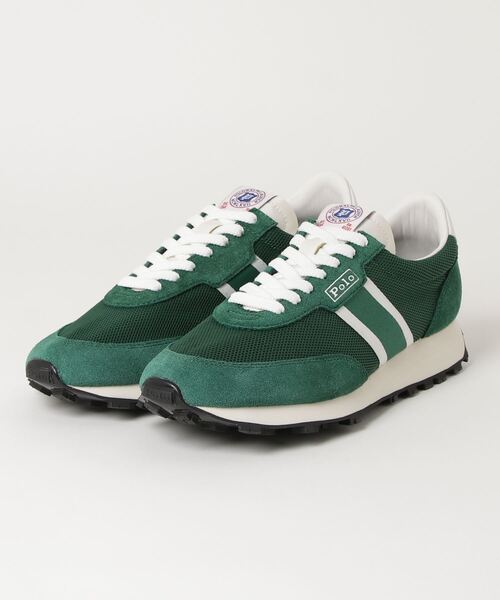 POLO RALPH LAUREN スニーカー PRL Trail 100 スエード ＆ メッシュ 
