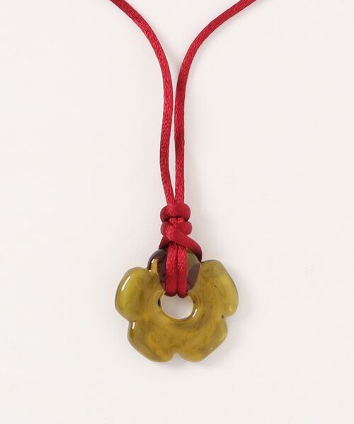 ネックレス HAND CRAFT GLASS FLOWER NECKLACE レディース_12