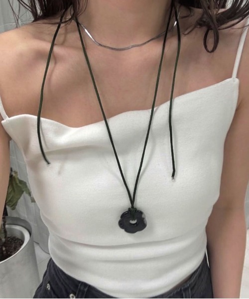 ネックレス HAND CRAFT GLASS FLOWER NECKLACE レディース_3