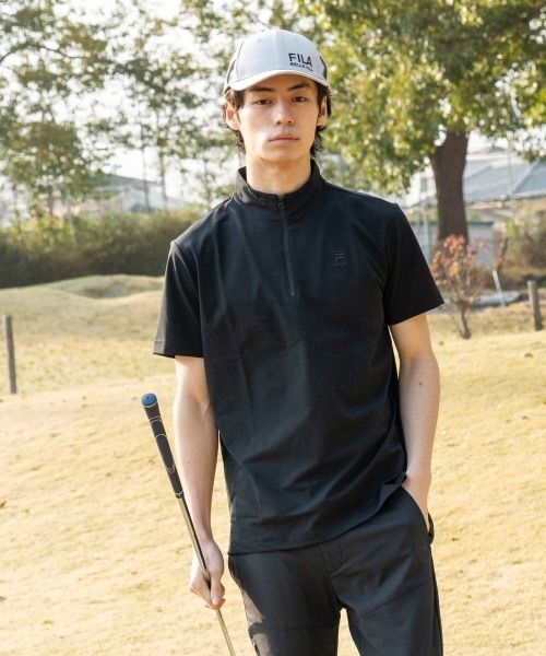 FILA - FILA GOLF フィラゴルフ 人気 デザイン 半袖 ポロシャツ ゴルフウェア FILA GOLF フィラゴルフ ゴルフウェア ポロシャツ 半袖 春 夏