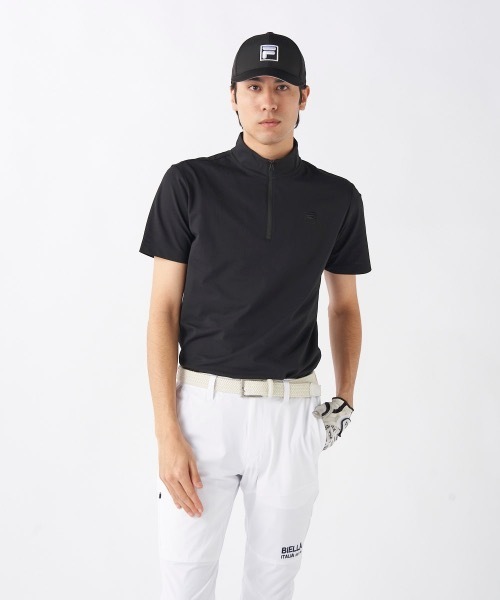 FILA GOLF シャツ 「FILA GOLF/フィラゴルフ」スタンドハーフ