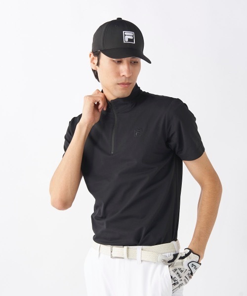 FILA GOLF シャツ 半袖 「FILA GOLF/フィラゴルフ」スタンドハーフ