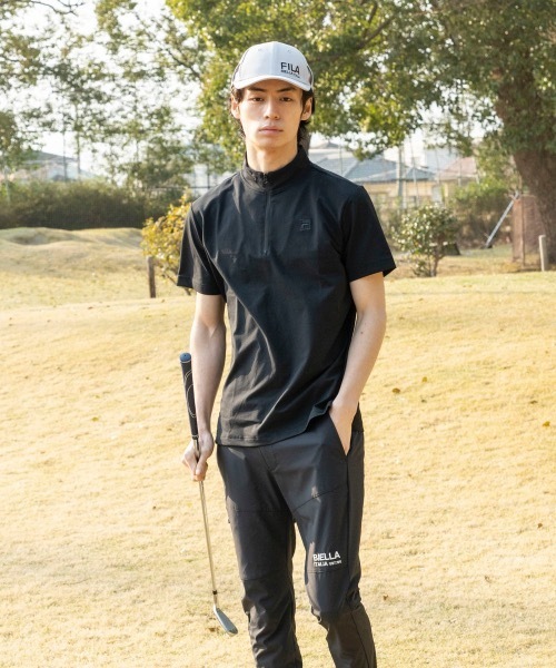 FILA GOLF シャツ 半袖 「FILA GOLF/フィラゴルフ」スタンドハーフ