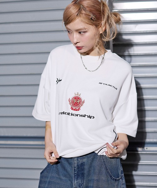 tシャツ WオープンスリーブT レディース FRAMeWORK tシャツ 「追加」オーバーTEE 2 レディース