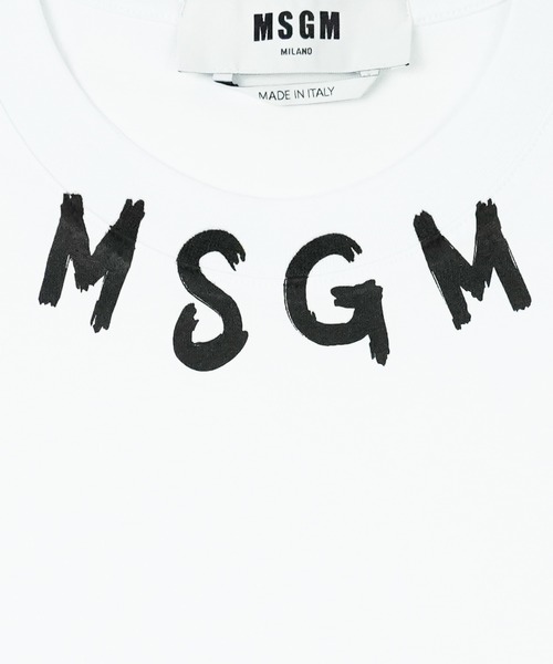 MSGM（エムエスジーエム） tシャツ 「Basic Color」MSGM NEWブラッシュ