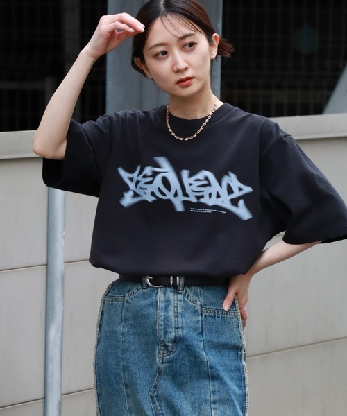 ヒスミニ サックス レギンス Tシャツ セトア SEQUENZE tシャツ 「SEQUENZ/シークエンズ」別注 ヴィンテージライク