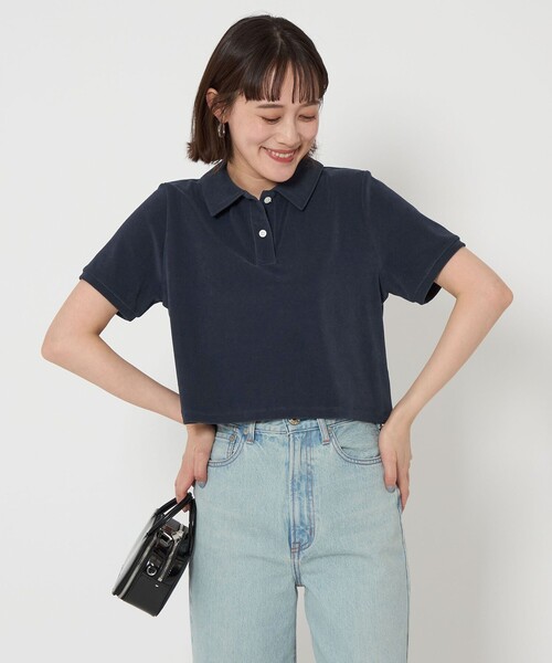 レディース ポロシャツ KOBE LETTUCE ニット トップス レディース 春 夏 半袖