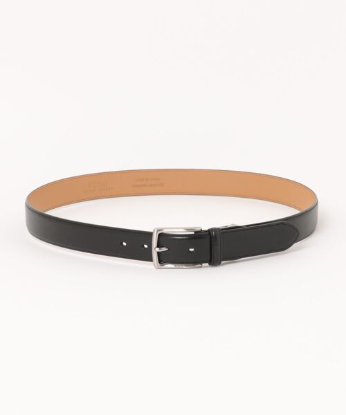 Polo Ralph Lauren ブラックレザーベルト 32 POLO RALPH LAUREN ベルト スムースレザー 32mm ビジネスベルト