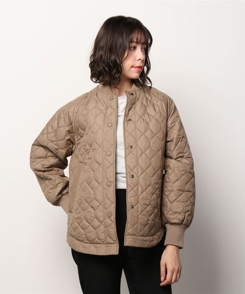 「NANO universe」 ジャケット 36 ベージュ レディース_画像2