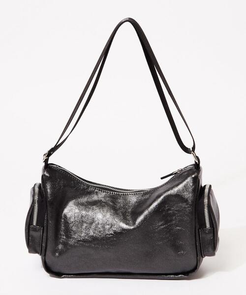 converse TOKYOブラック ショルダーバッグ 2ポケット CONVERSE TOKYO ショルダーバッグ バッグ FLAP SHOULDER BAG