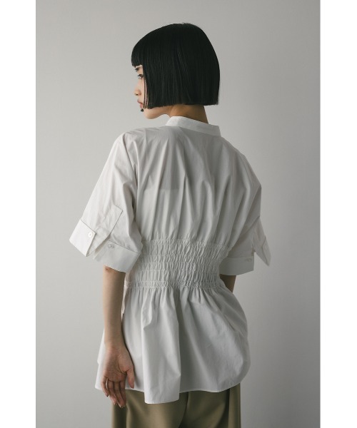 STYLEMIXER ブラウス シャツ ウエストシャーリングシャツ「春服