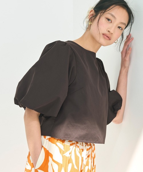 ブラウス シャツ バックリボンブラウス レディース Whim Gazette ブラウス シャツ バックリボンブラウス レディース