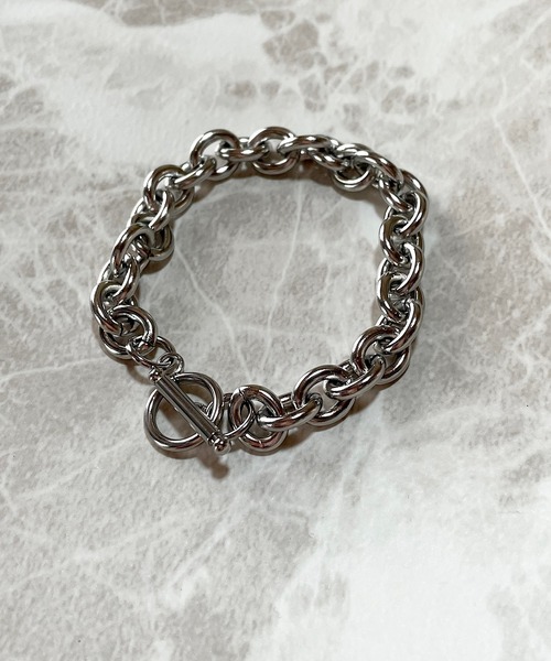ヴィンテージ　チェーン　シンプル　ブレスレット パーティー ヴィンテージ・チェーンのホワイト・ブレスレット – leap Jewellery