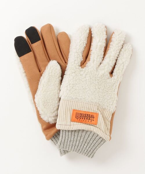 「UNIVERSAL OVERALL」 手袋 FREE ダークブラウン レディース_画像3