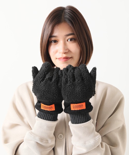 「UNIVERSAL OVERALL」 手袋 FREE ダークブラウン レディース_画像6