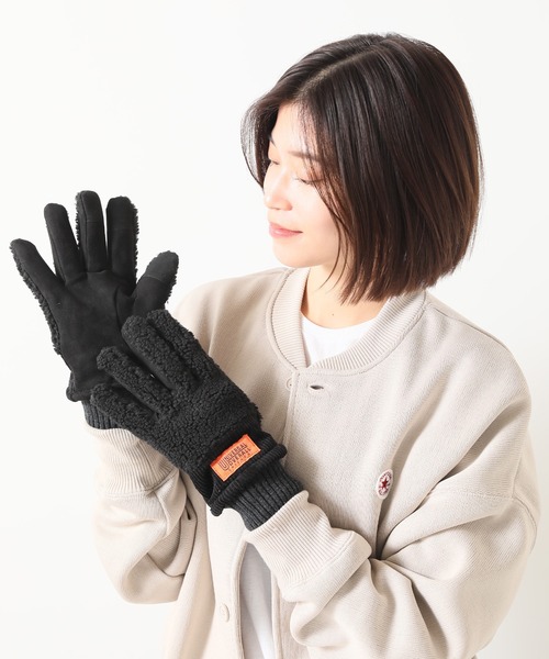 「UNIVERSAL OVERALL」 手袋 FREE ダークブラウン レディース_画像9